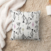 Retro-50er-abstraktes Muster Kissen (Decke)