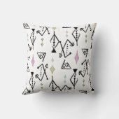 Retro-50er-abstraktes Muster Kissen (Rückseite)