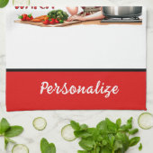 Retro 50er Glam Hausfrau Funny Sarcastic Spaß Geschirrtuch (Gefaltet)