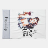 Retro 50er Glam Hausfrau Funny Sarcastic Spaß Geschirrtuch (Horizontal)