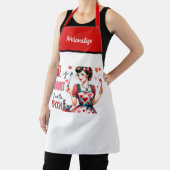Retro 50er Glam Hausfrau Funny Sarcastic Spaß Schürze (InSitu)