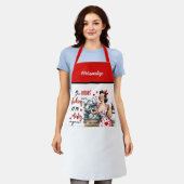 Retro 50er Glam Hausfrau Funny Sarcastic Spaß Schürze (Getragen)