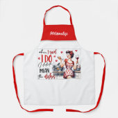 Retro 50er Glam Hausfrau Funny Sarcastic Spaß Schürze (Vorderseite)