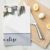 Retro 50er Hausfrau Funny Sarcastic Spaß Geschirrtuch (Viertel Falte)