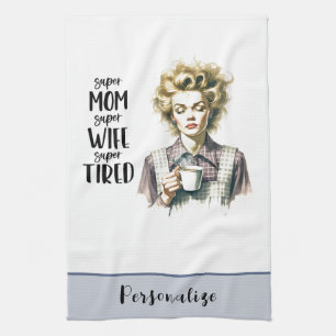 Retro 50er Hausfrau Funny Sarcastic Spaß Geschirrtuch