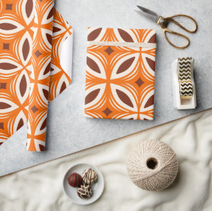 Retro-50er-Hawaiianisches Muster Geschenkpapier