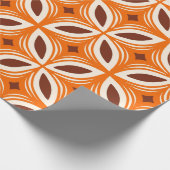 Retro-50er-Hawaiianisches Muster Geschenkpapier (Ecke)