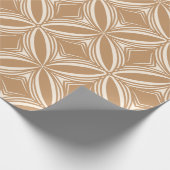 Retro-50er-Hawaiianisches Muster Geschenkpapier (Ecke)