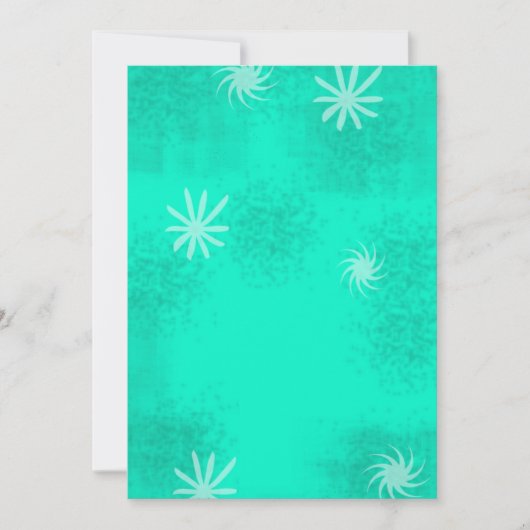 Retro 50er Jahre Stil Hintergrund Einladung (Vorderseite)