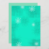 Retro 50er Jahre Stil Hintergrund Einladung (Vorne/Hinten)