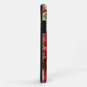 Retro 50er Poinsettia Rote Grüne Creme Case-Mate iPhone Hülle (Hinten/Rechts)