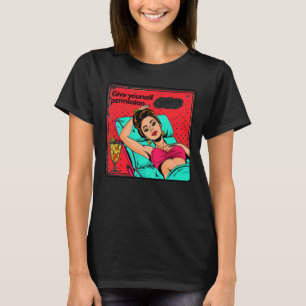 Retro 50er Pop Art Vintage Glam Inspirierendes Zit T-Shirt