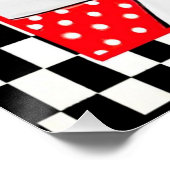 Retro 50er Rockabilly Poster (Ecke)