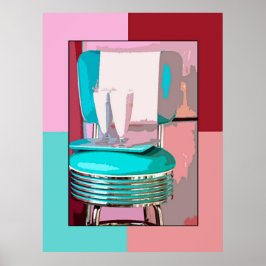 Retro 50er Soda Bar Poster