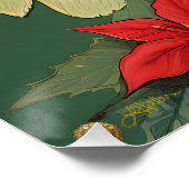 Retro 50er Tropical Christmas Princess Poster (Ecke)