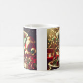 Retro 50er Weihnachtsgrüner Martini Kaffeetasse (Mittel)
