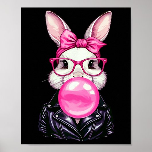 Retro 50's Niedlich Osterblasen Bubble Gum 7 Poster (Vorne)