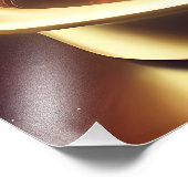 Retro 50s Santa Christmas Green Martini Fotodruck (Ecke)