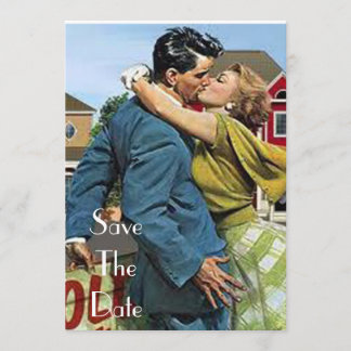 Retro 50's Save the Date Einladungen