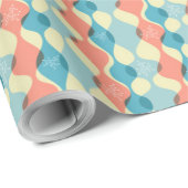 Retro 50's Style Feiertag Geschenkpapier (Rolleneckpunkt)