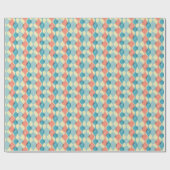 Retro 50's Style Feiertag Geschenkpapier (Flach)