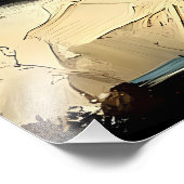 Retro 50s Triple Cranberry Christmas Martini Fotodruck (Ecke)