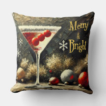 Retro 50s Triple Cranberry Christmas Martini