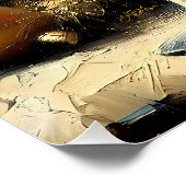 Retro 50s Triple Cranberry Christmas Martini Poster (Ecke)