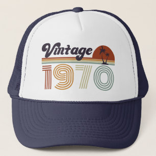 Retro 55. Geburtstag, Vintag 1970 Truckerkappe