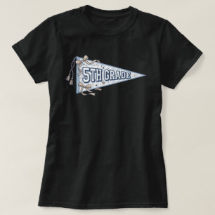 Retro 5. Klasse Schulwimpel Coquette Schleife T-Shirt