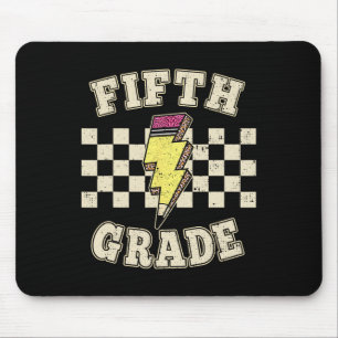 Retro 5. Lehrer Blitzableiter Lehren Mousepad