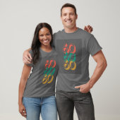 Retro 60 60 Grau T - Shirt (Unisex)