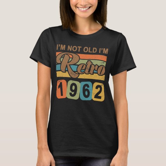 Retro 60. Geburtstag 1962 T-Shirt (Vorderseite)
