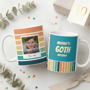 Retro 60. Geburtstag Für Ihn Foto Kaffeetasse