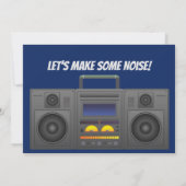 RETRO 60. Geburtstag MAN lädt Music Cassette 60er Einladung (Rückseite)