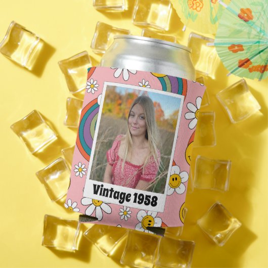 Retro 60. Geburtstag Vintag 1958 Foto Dosenkühler (In Situ Sommer)