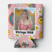 Retro 60. Geburtstag Vintag 1958 Foto Dosenkühler (Vorderseite)