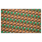 Retro 60er 70er Blume Gewebe v2 Stoff (Fat Quarter (45,7 x 55,9 cm))