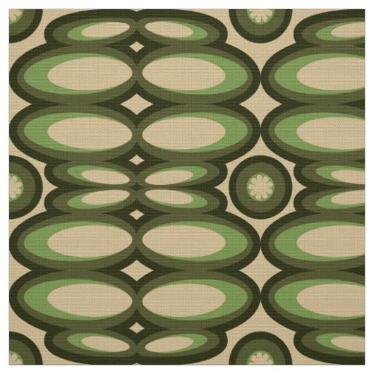 Retro 60er 70er gemusterter Stoff (Muster)