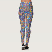 Retro 60er 70er Hippie Paisley Pattern Leggings (Rückseite)