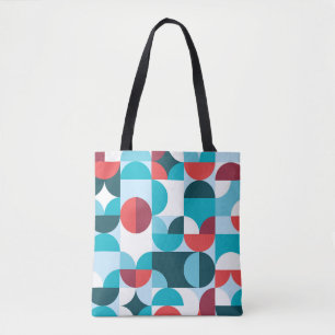 Retro 60er 70er Jahre minimalistisches Muster Tasche