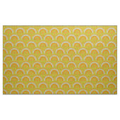 Retro 60er 70er Mod Stoff Scallop Muster (Yard (91,4 cm))