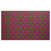 Retro 60er 70er Mod Stoff Scallop Muster (Yard (91,4 cm))