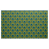 Retro 60er 70er Mod Stoff Scallop Muster (Yard (91,4 cm))