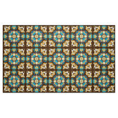 Retro 60er 70er Muster Blumenmuster Stoff (Fat Quarter (45,7 x 55,9 cm))