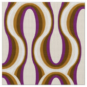 Retro-60er-70er-Muster Stoff (Nahaufnahme)