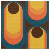 Retro-60er-70er-Muster Stoff (Nahaufnahme)