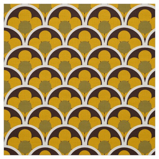 Retro-60er-70er-Muster Stoff (Muster)