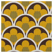 Retro-60er-70er-Muster Stoff (Nahaufnahme)