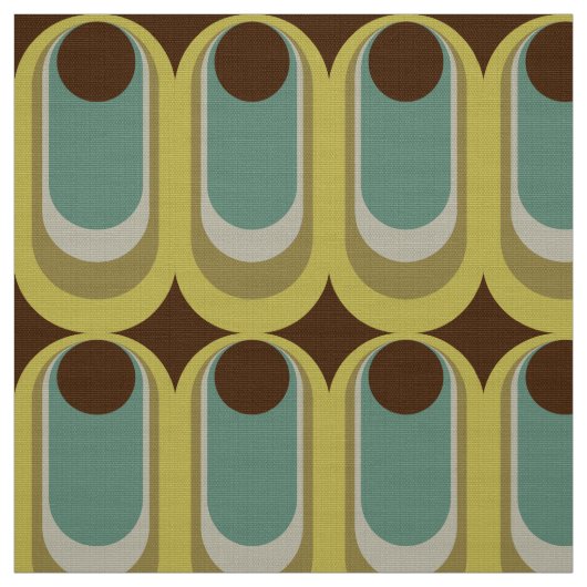 Retro-60er-70er-Muster Stoff (Muster)